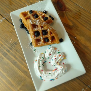 Kids Blueberry Pancakes (3 small)